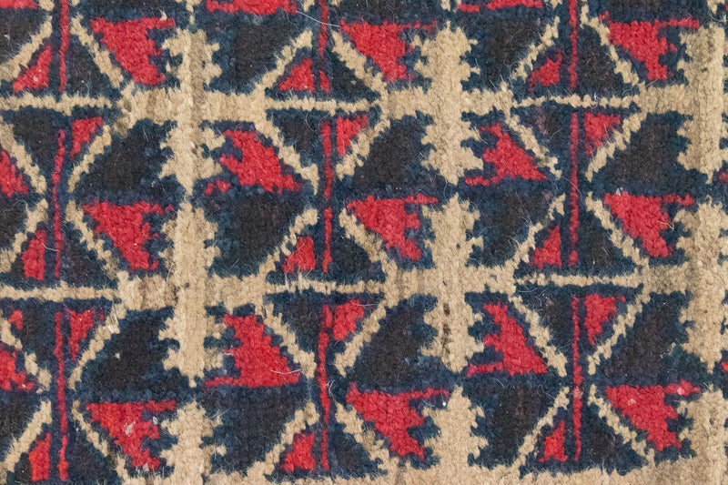Belutsch Teppich 78x129cm - Orientteppich - blau