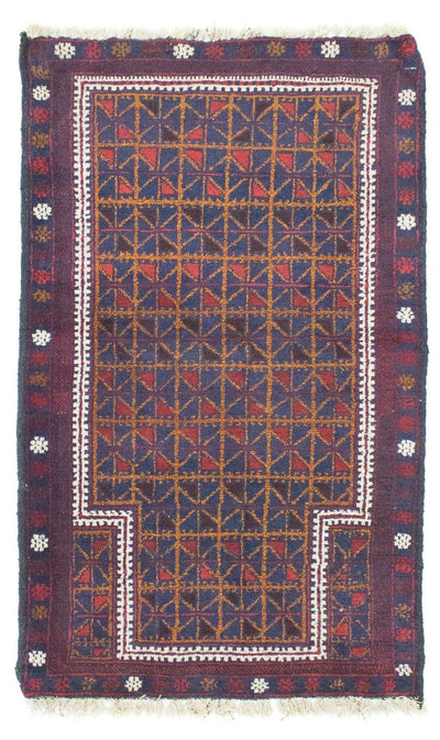 Belutsch Teppich 84x137cm - Orientteppich - braun