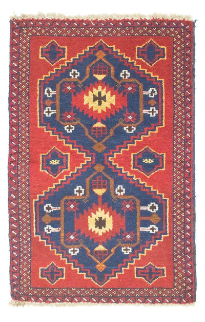 Belutsch Teppich 77x124cm - Orientteppich - rot
