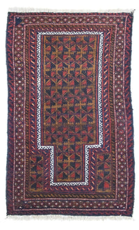 Belutsch Teppich 83x136cm - Orientteppich - braun – product image