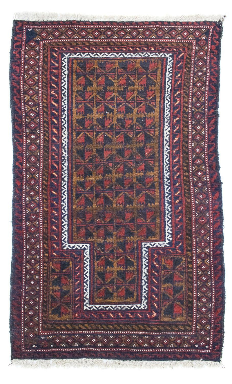 Belutsch Teppich 83x136cm - Orientteppich - braun