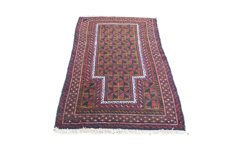 Belutsch Teppich 83x136cm - Orientteppich - braun