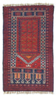 Belutsch Teppich 73x125cm - Orientteppich - braun