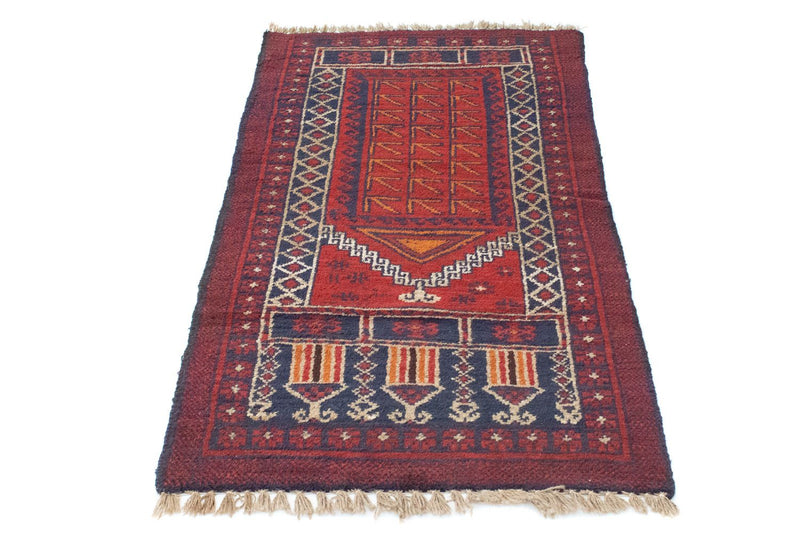 Belutsch Teppich 73x125cm - Orientteppich - braun