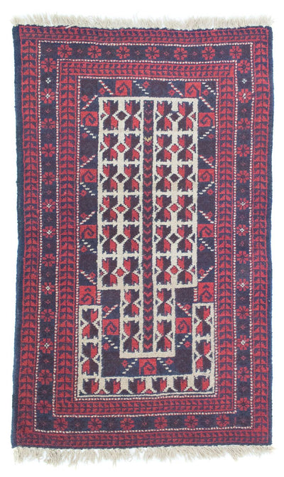 Belutsch Teppich 70x118cm - Orientteppich - rot