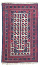 Belutsch Teppich 70x118cm - Orientteppich - rot