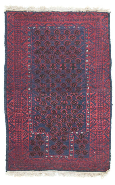 Belutsch Teppich 77x124cm - Orientteppich - blau