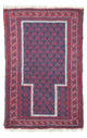 Belutsch Teppich 80x136cm - Orientteppich - blau