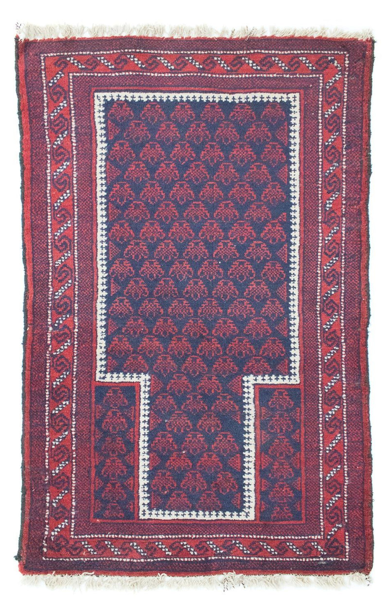 Belutsch Teppich 80x136cm - Orientteppich - blau