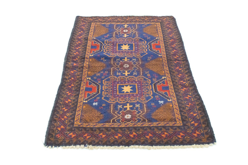 Belutsch Teppich 81x137cm - Orientteppich - blau