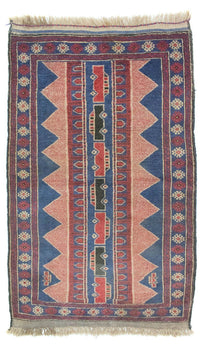 Belutsch Teppich 84x160cm - Orientteppich - blau – product image