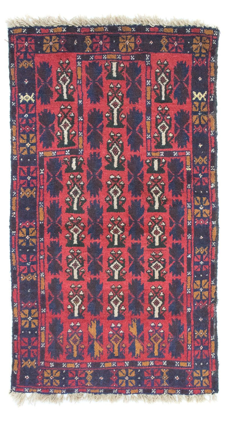 Belutsch Teppich 73x126cm - Orientteppich - rot