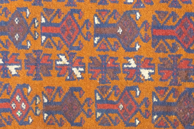 Belutsch Teppich 85x138cm - Orientteppich - orange