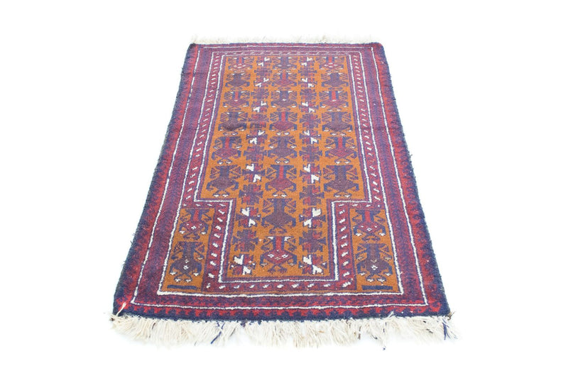 Belutsch Teppich 85x138cm - Orientteppich - orange