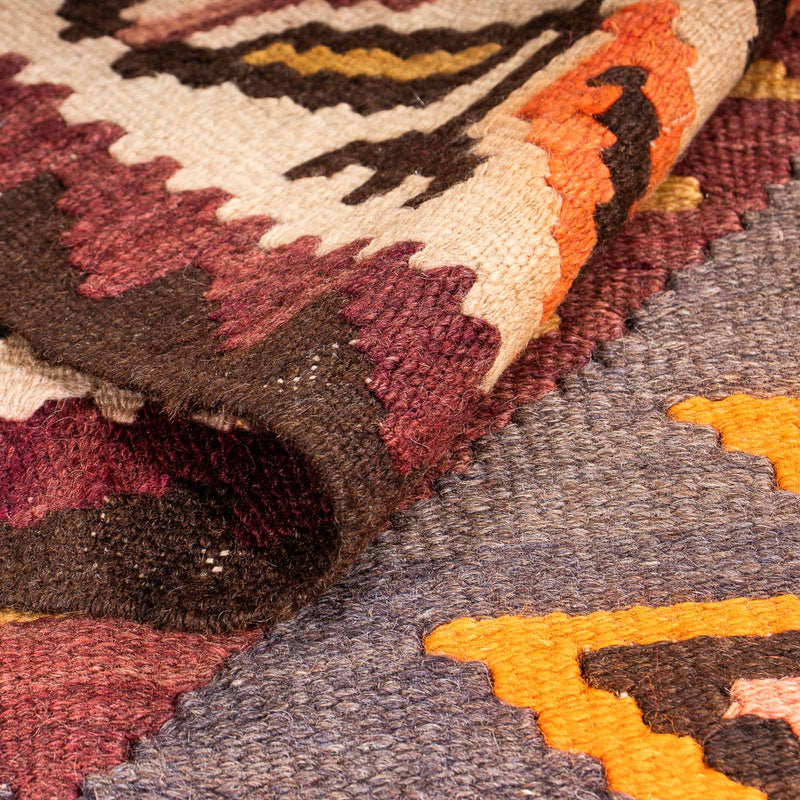 Kelim Teppich Old 140x265cm - mehrfarbig