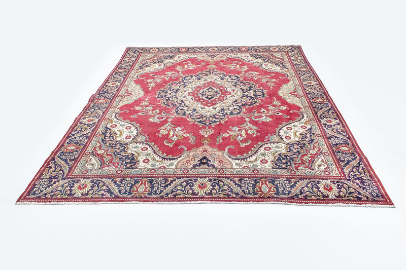 Täbriz Teppich 277x367cm - Perserteppich - rot