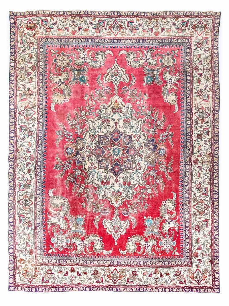 Täbriz Teppich 285x393cm - Perserteppich - rot