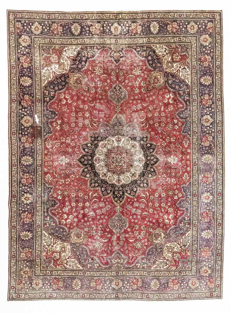 Täbriz Teppich 246x330cm - Perserteppich - rot