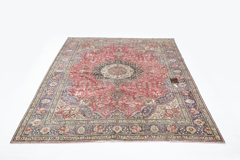 Täbriz Teppich 246x330cm - Perserteppich - rot