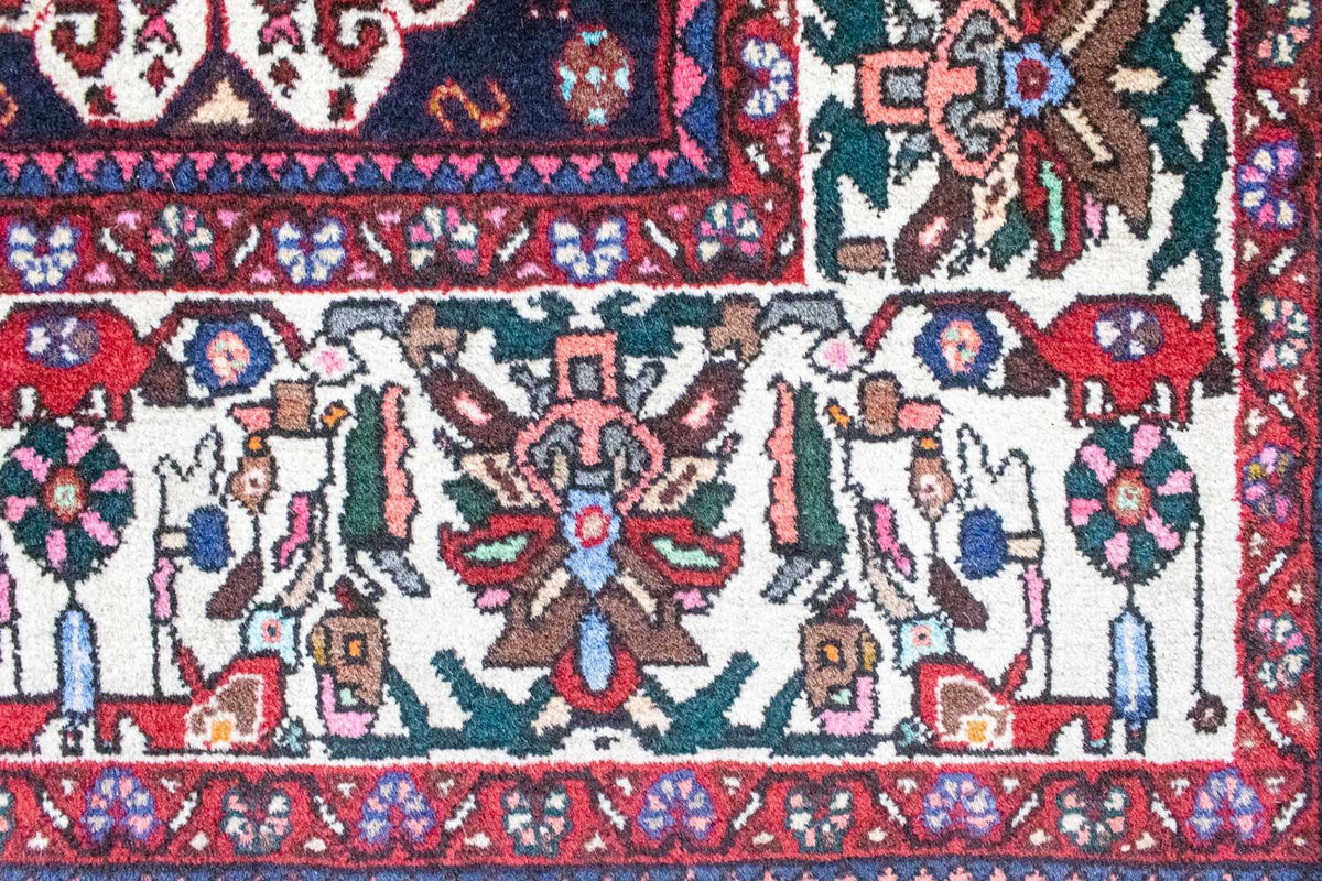 Hamadan Teppich 202x295cm - Perserteppich - rot