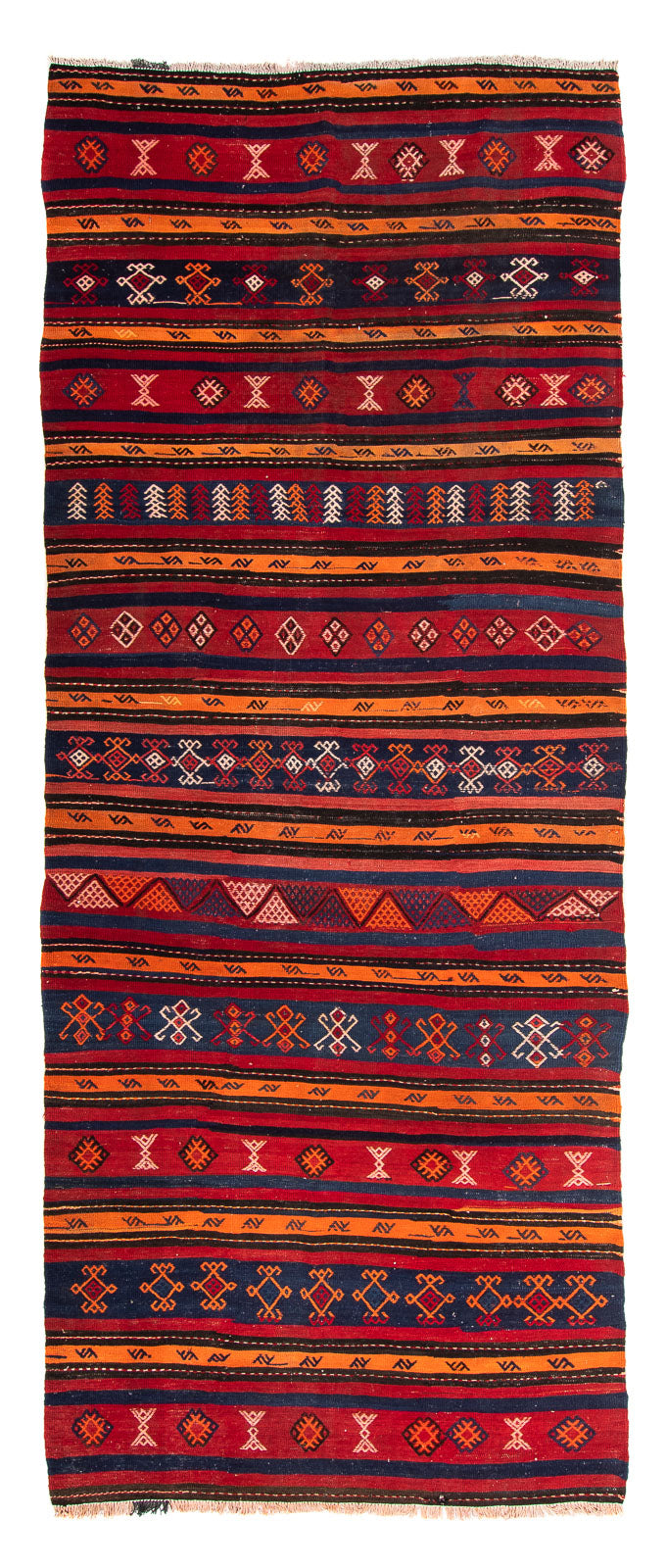 Kelim Teppich - Old 130 x 325 cm - mehrfarbig
