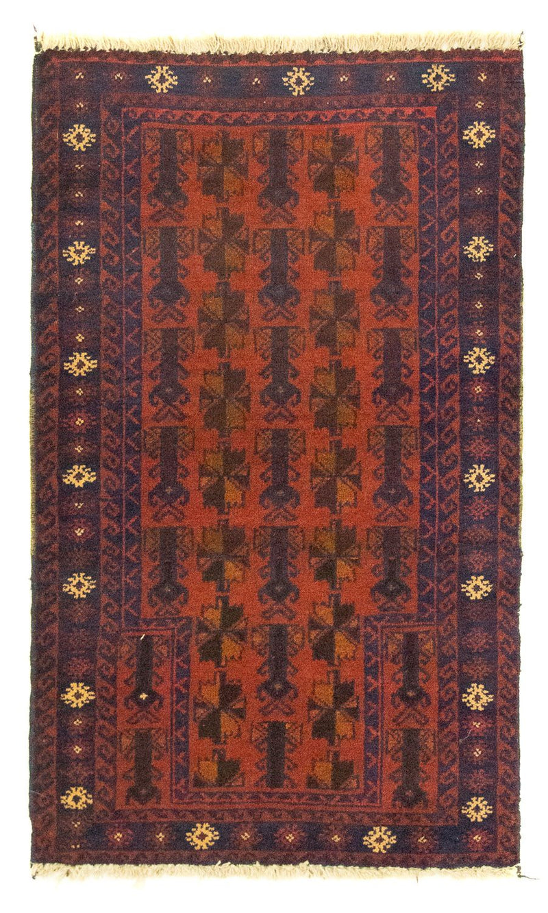 Belutsch Teppich 80x133cm - Orientteppich - orange
