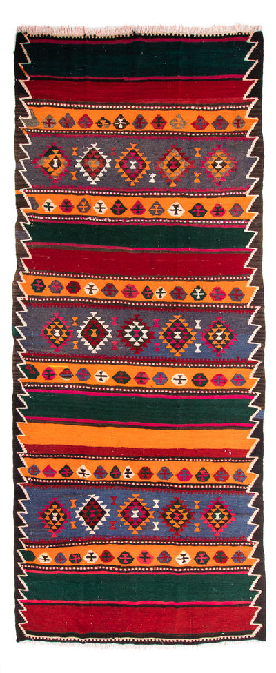 Kelim Teppich Old 140x350cm - mehrfarbig