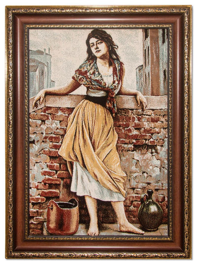 Bild-Teppich 60x85cm - Orientteppich - mehrfarbig