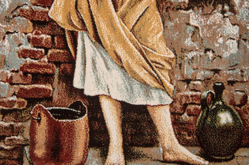 Bild-Teppich 60x85cm - Orientteppich - mehrfarbig