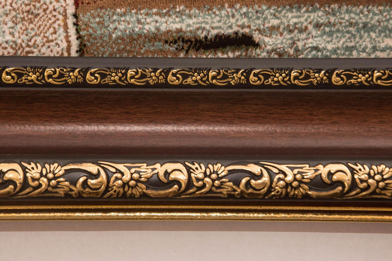 Bild-Teppich 60x85cm - Orientteppich - mehrfarbig