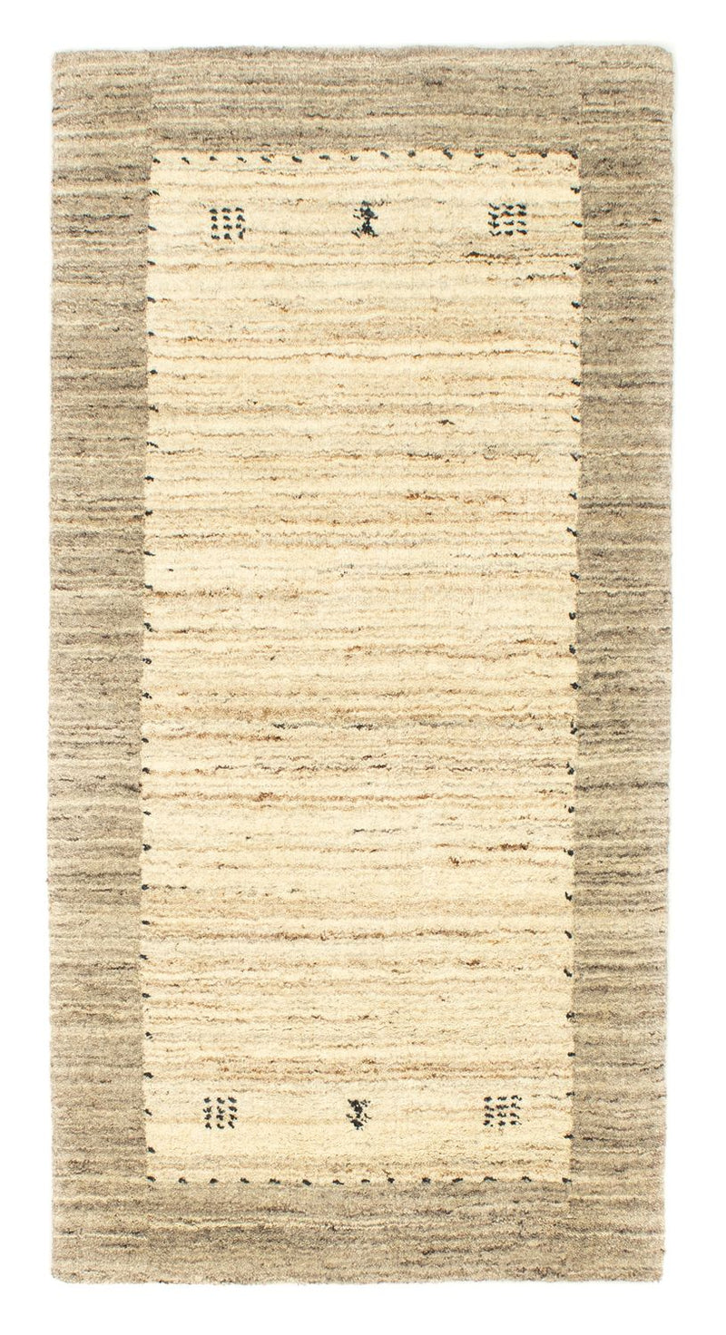 Gabbeh Teppich - Softy 70 x 142 cm - natur