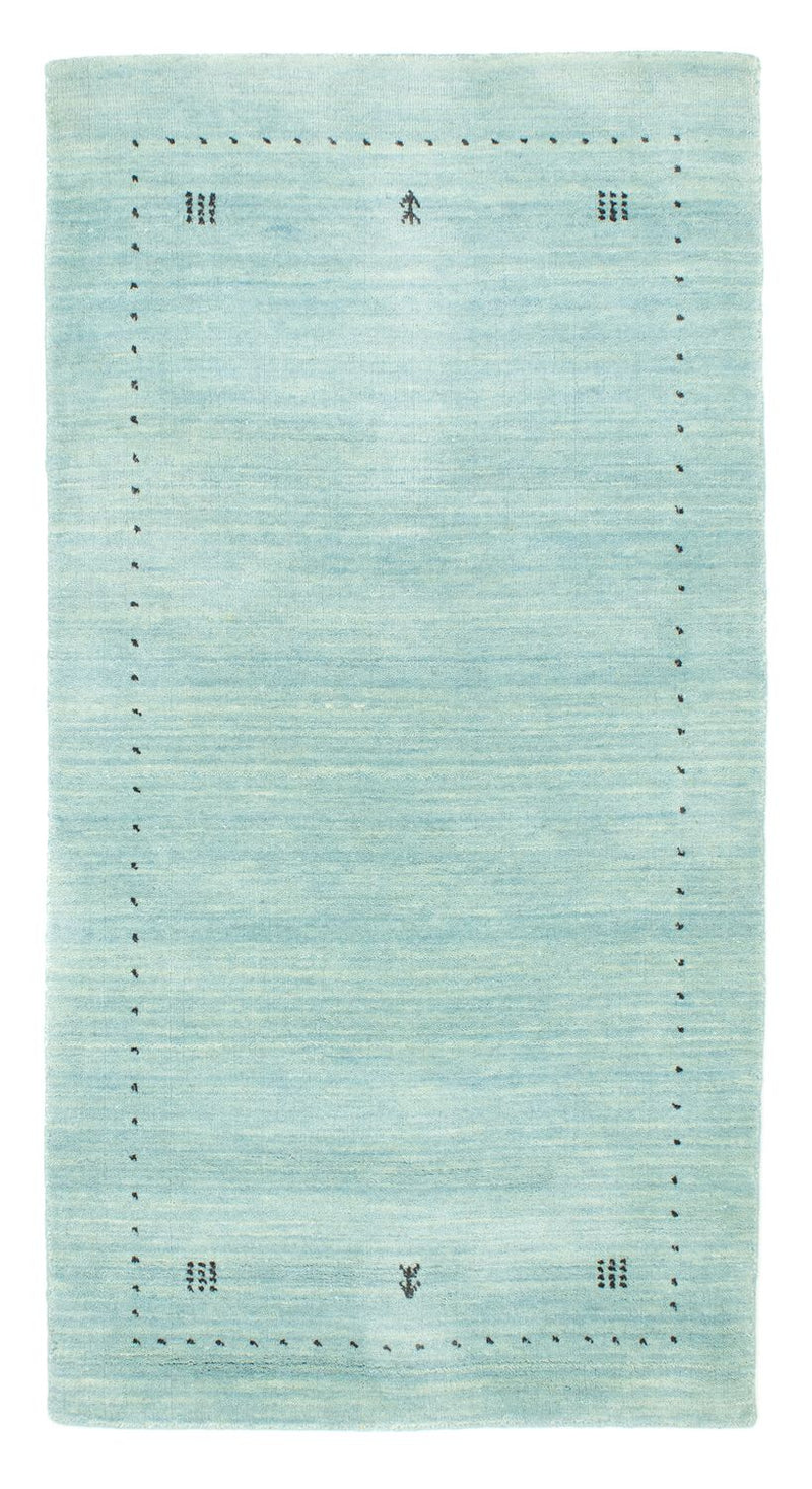 Gabbeh Teppich - Softy 73 x 142 cm - hellblau