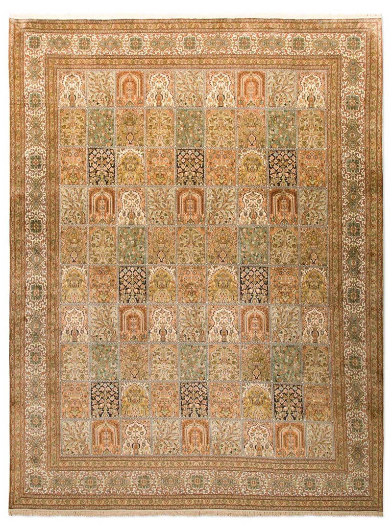 Kaschmir Seide Teppich 240x328cm - Orientteppich - mehrfarbig