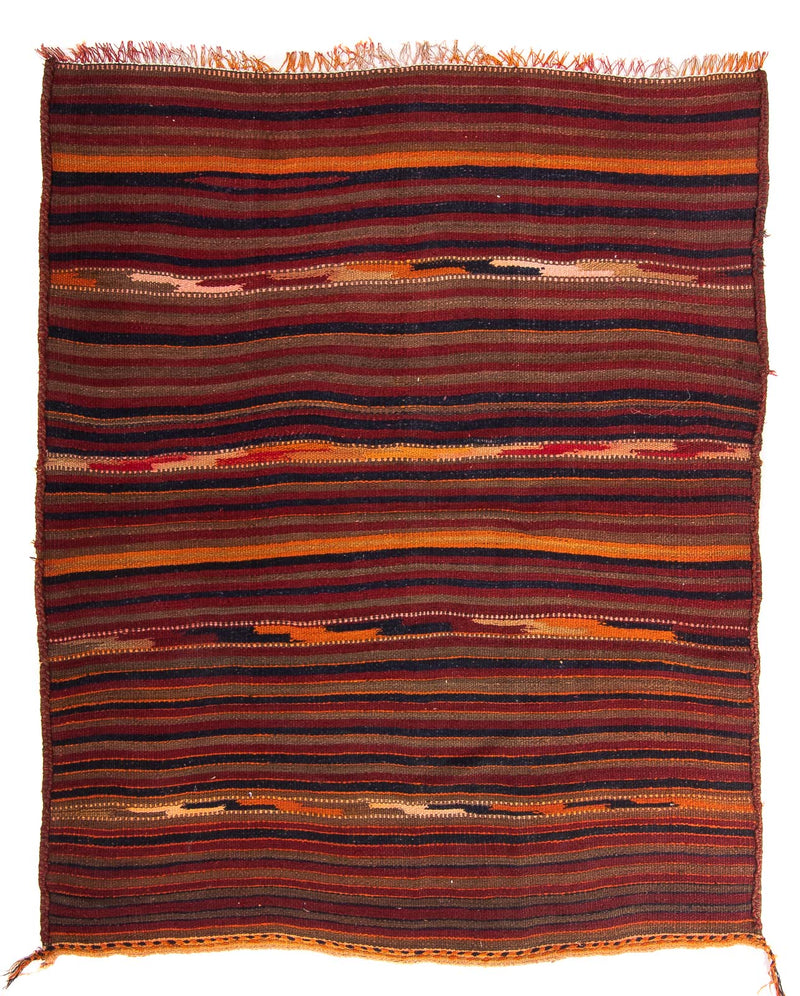 Kelim Teppich Old 145x170cm - mehrfarbig