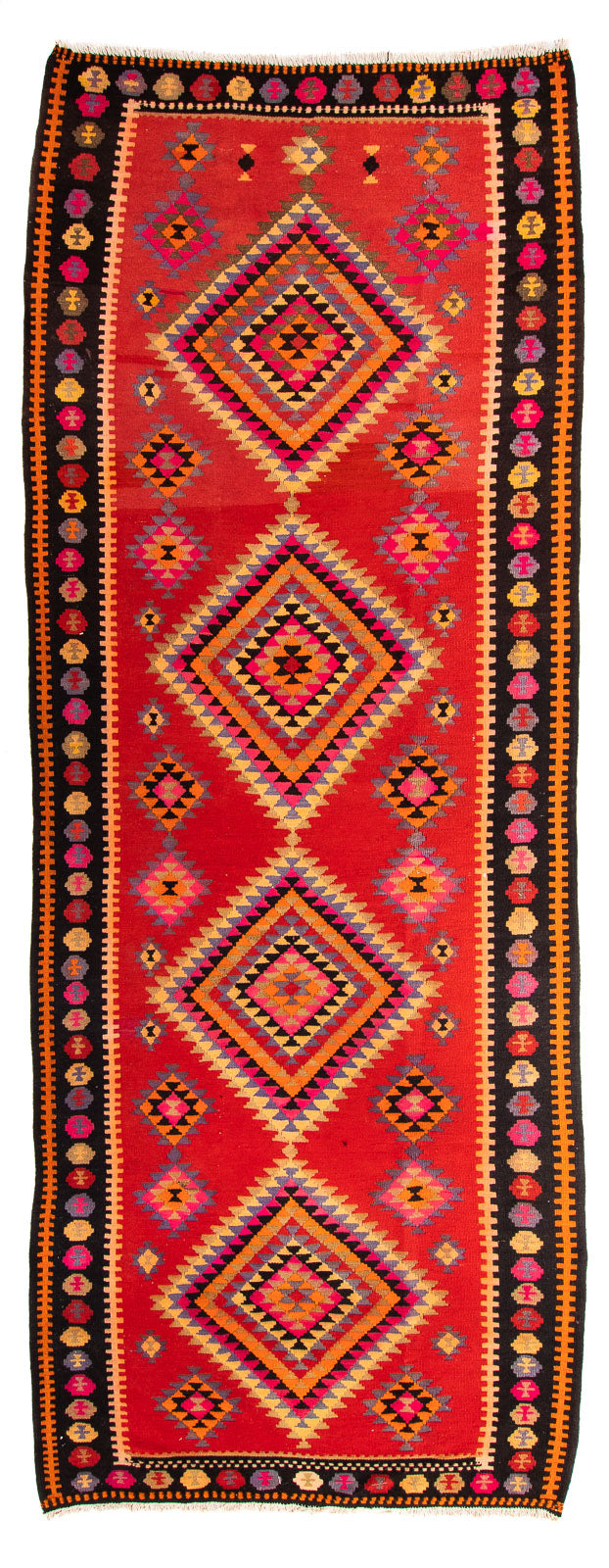 Kelim Teppich Old 155x400cm - mehrfarbig