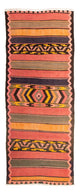 Kelim Teppich - Old 125 x 300 cm - mehrfarbig