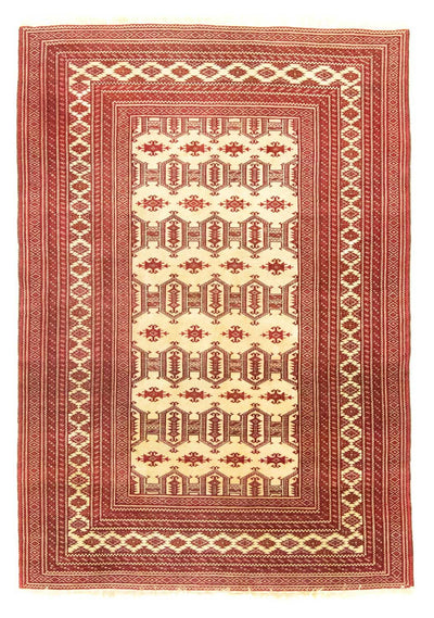 Turkaman Teppich 135x185cm - Orientteppich - rot