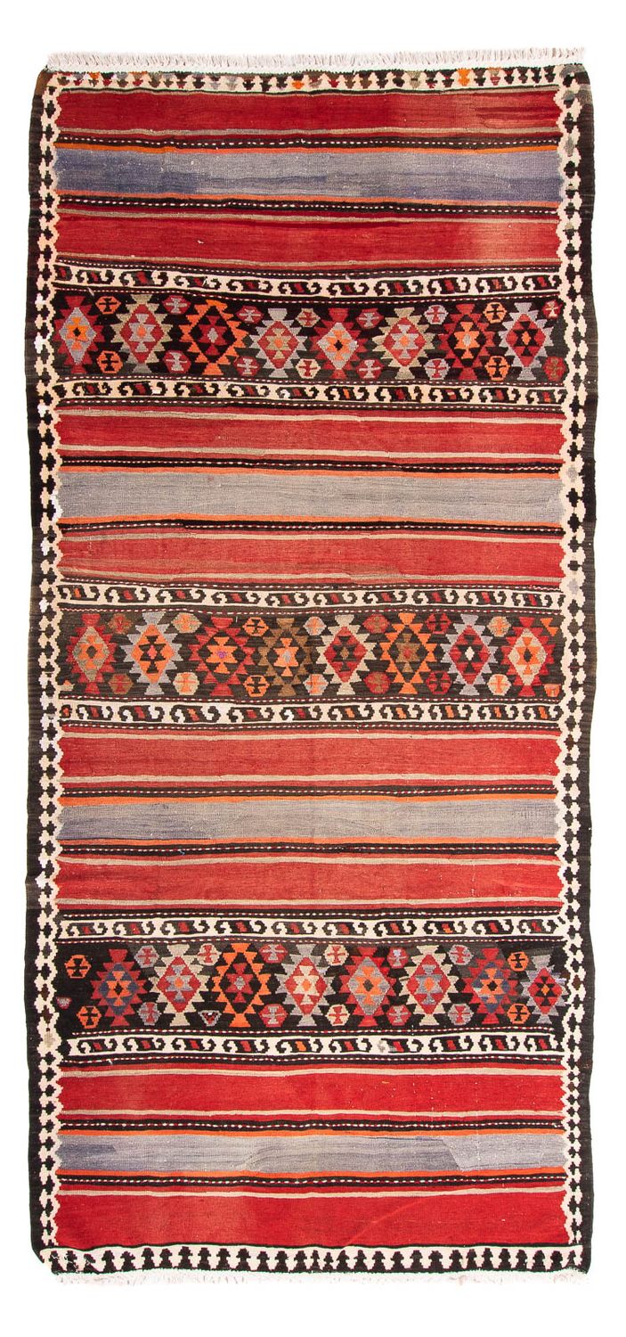 Kelim Teppich - Old 140 x 310 cm - mehrfarbig