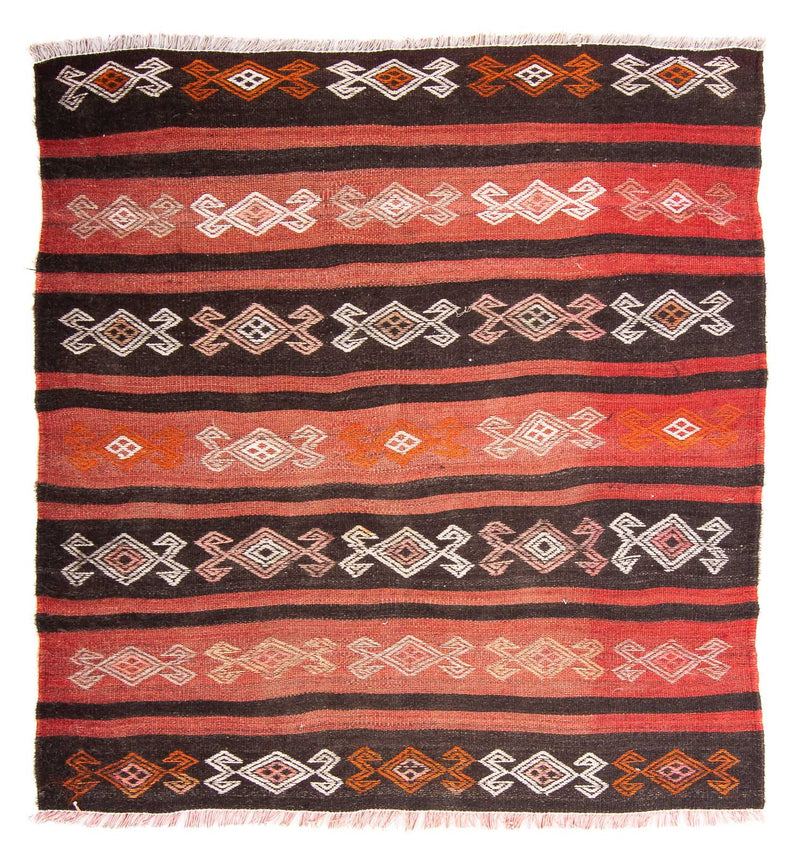 Kelim Teppich Old 115x135cm - mehrfarbig