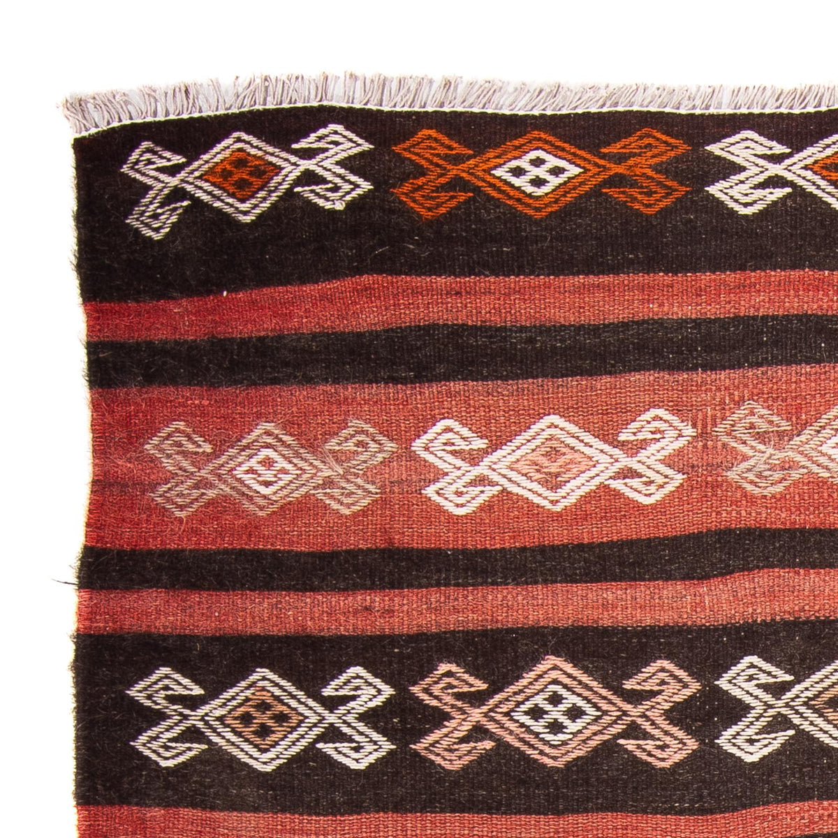 Kelim Teppich Old 115x135cm - mehrfarbig