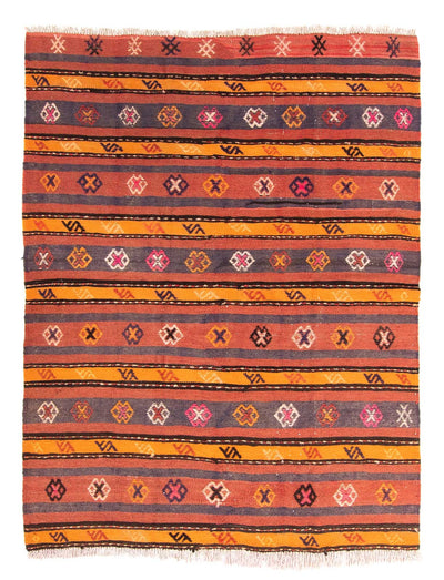 Kelim Teppich Old 150x185cm - mehrfarbig