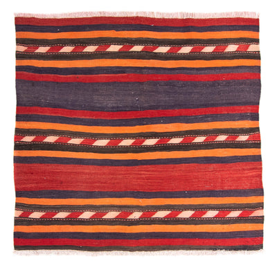Kelim Teppich Old 150x160cm - mehrfarbig