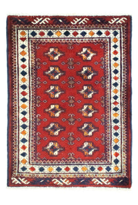 Turkaman Teppich 70x91cm - Orientteppich - rot – product image