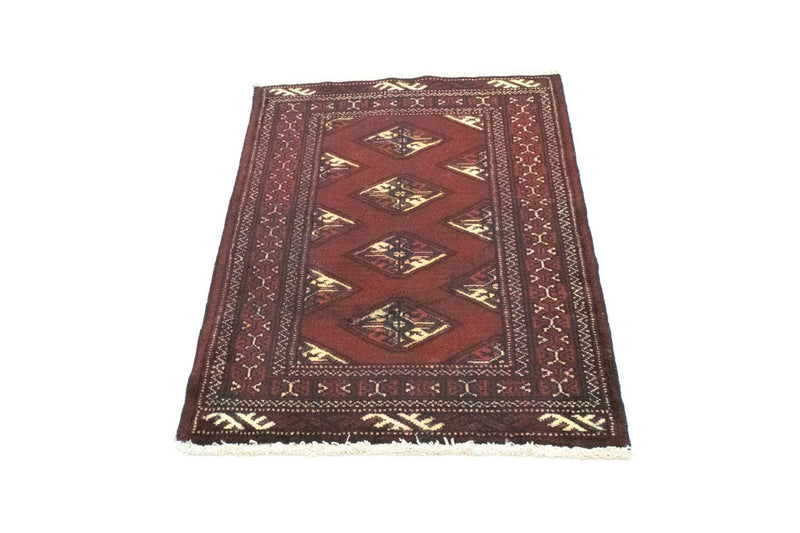 Turkaman Teppich 66x95cm - Orientteppich - rot