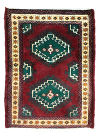 Turkaman Teppich 64x87cm - Orientteppich - rot – product image