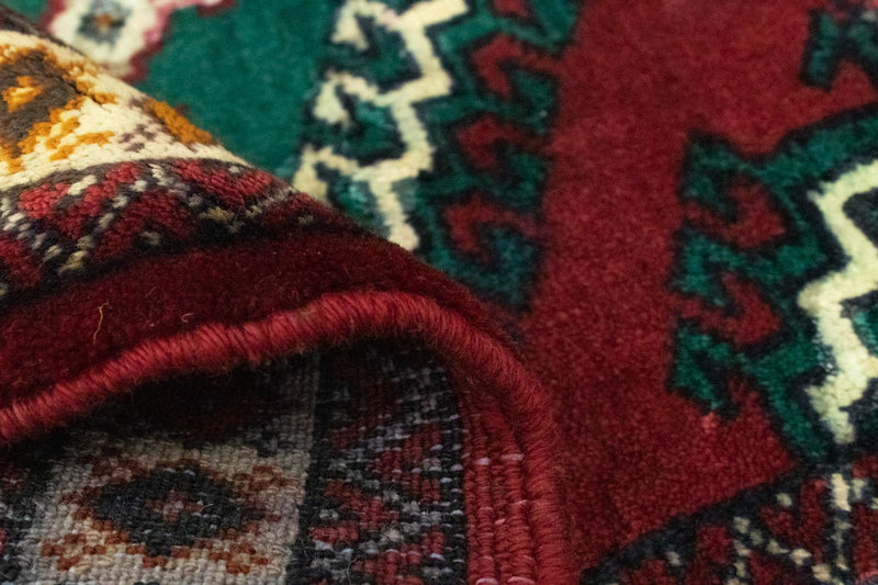 Turkaman Teppich 64x87cm - Orientteppich - rot