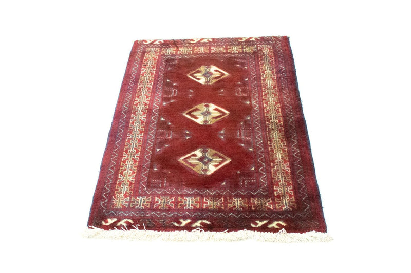 Turkaman Teppich 62x86cm - Orientteppich - rot