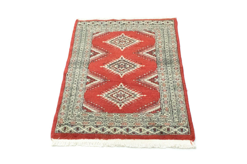 Pakistan Teppich 63x82cm - Orientteppich - rot