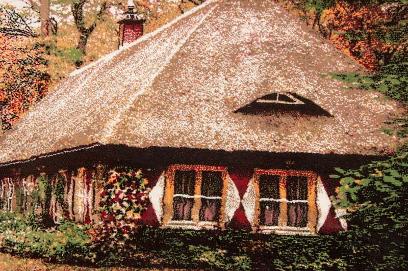 Bild-Teppich 65x104cm - Orientteppich - mehrfarbig