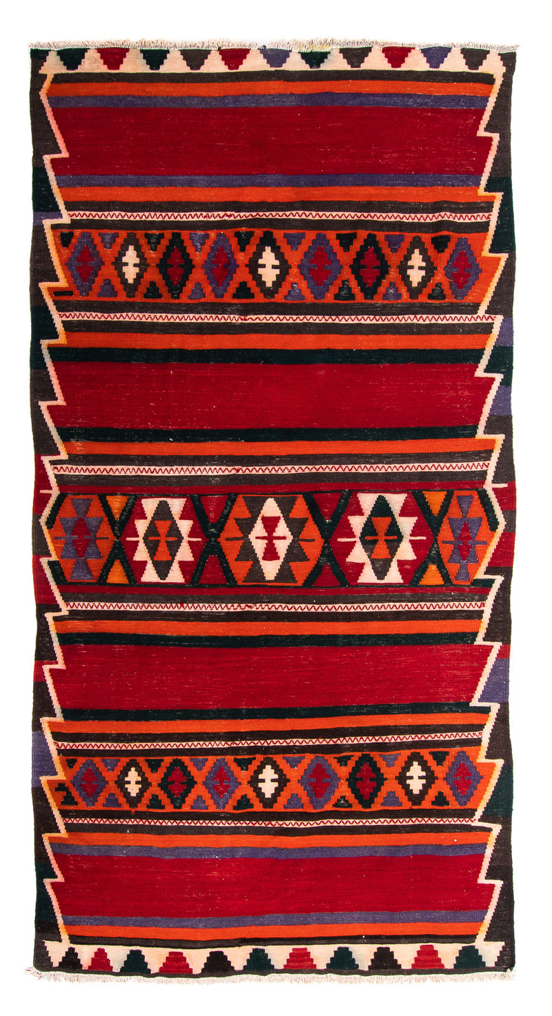 Kelim Teppich Old 155x290cm - mehrfarbig